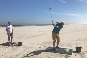 Strandgolf bedrijfsuitje